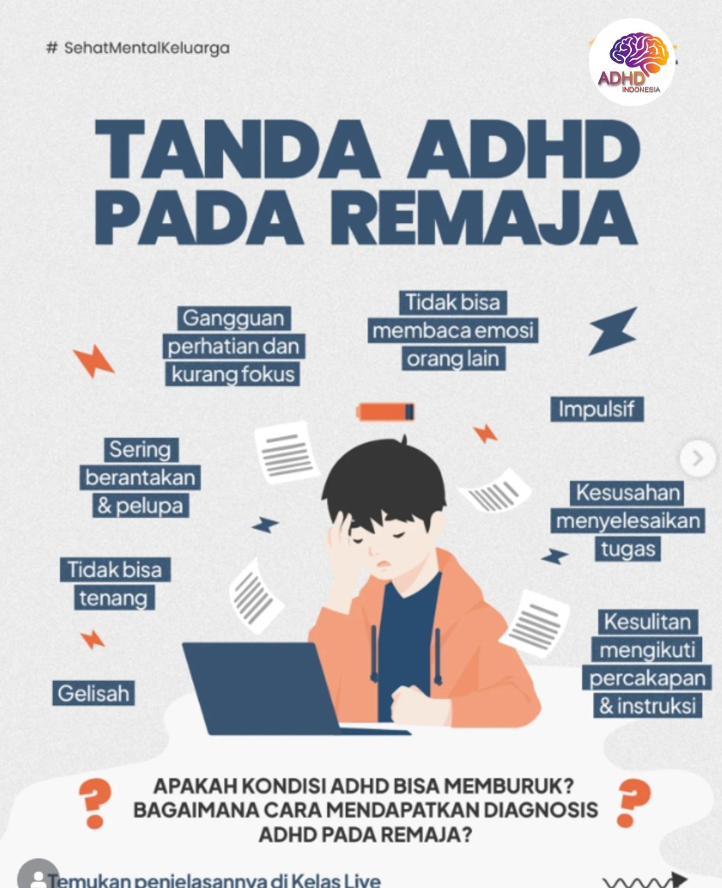 Screening ADHD Non-Diagnostik: Edukasi Awal bagi Orang Tua di Kabupaten Musi Rawas