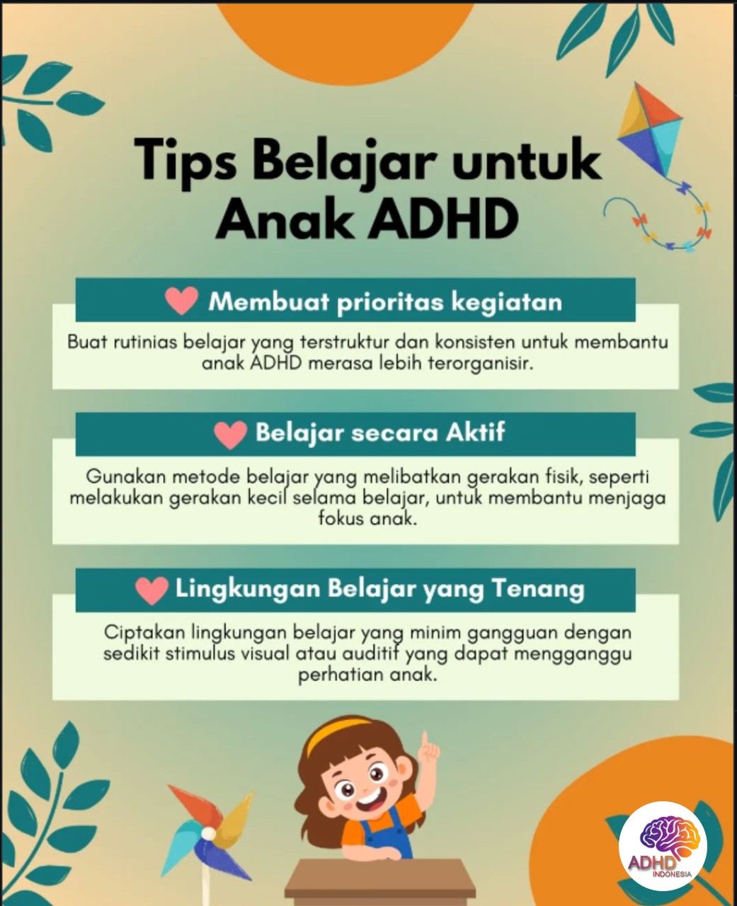 Strategi Belajar yang Cocok untuk Anak ADHD di Kabupaten Musi Rawas